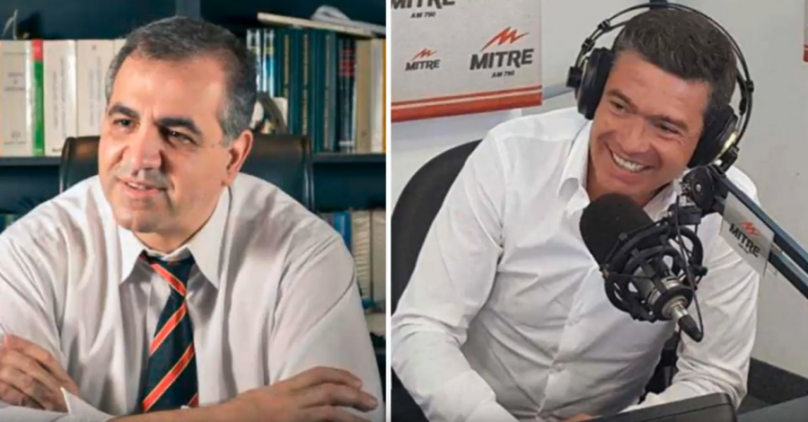 Pablo Rossi entrevistando al Dr. Marcelo Saleme en su programa 'Volviendo a Casa'  - Radio Mitre Am 790